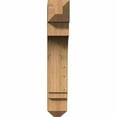 thumbnail image 2 of Ekena Millwork 5 1/2"W x 24"D x 32"H Imperial Craftsman Smooth Bracket, Western Red Cedar, 2 of 13