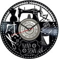 thumbnail image 2 of Amblelife Sewing Vinyl Record Wall Clock Retro style Wall clock Silent Home Decor Unique Art Special Home Accessories Creative Personality Gift, 2 of 7