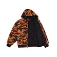 thumbnail image 3 of Supreme Men's AOI Embroidered Hooded Work Jacket Flames, from StockX, 3 of 4