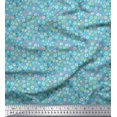 thumbnail image 1 of Soimoi Rayon Fabric Flower Artistic Print Fabric by Yard 56 Inch Wide, 1 of 3