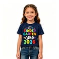 thumbnail image 4 of JAJAHO Boys Girls Kindergarten Graduation T Shirt For Kids Toddler Happy Graduation Tshirts Short Sleeve Crew Neck Letter Graphic Tee, 4 of 4