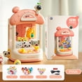 thumbnail image 1 of Machine à Griffes à Thème Spatial Rose Premium pour Enfants - Modèle à Haute Configuration pour Usage Domestique avec Double Alimentation (Batterie/usb), Inclut 2, 10 Poupées en Peluche et 10 Gashapons, 2 Designs Élégants Disponibles, 1 of 6