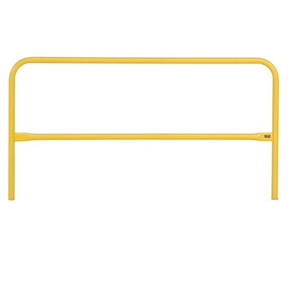 Global Industrial 72"L Pedestrian Barrier, Steel, Yellow