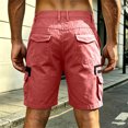 thumbnail image 4 of ZHOGXU Mens Shorts Versatile Loose Fit Zipper Breathable With Pocket Outdoor Travel Sport Wear, 4 of 7