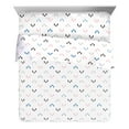 thumbnail image 2 of Messi Kids 4 Piece White Bed Sheet Set, Full, 2 of 10