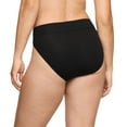 thumbnail image 3 of Women's Warners No Pinching No Problems® 3-pk. Dig-Free Mid-Waist Hi-Cut Panty RT4403P Color: Blush Mink Black Size: SMALL, 3 of 4