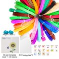 thumbnail image 3 of Filamento de 1,75 mm Accesorios para bolígrafos 3D Filamento de cada color 10 M para niños y adultos, 3 of 8