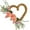 15.6 inch, variant on DAMAI 15.6 inch Heart Shaped Wreath Valentine's Day Wreath, Artificial Rose Peony Floral Wreaths with Green Leaves Natural Grapevine Twig Wreath Vine Garland for Valentine's Day Wedding Decoration