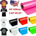 thumbnail image 1 of EYIIYE Roll Vinyl Heat Transfer Iron On DIY Garment Film Cricut Silhouette Paper Art, 1 of 7