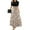 Khaki, variant on Women's Short Sleeve Puff Top Maxi Dress Floral Print A Line Flowy Swing Long Dress for Casual Party Wedding Guest Lightweight Breathable Fabric Comfort Fit,Sizes XS-2XL