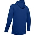 thumbnail image 6 of Under Armour Hustle Fleece Team Hoodie Mens 1300123 - Royal - L, 6 of 7