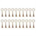 thumbnail image 1 of 20 Anillos para Servilletas, Anillos para Servilletas Madera, Anillos para Servilletas con Cuentas Madera para Decoración Mesa, Anillos para Servilletas Granja para Boho, 1 of 5