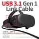 thumbnail image 3 of Tholdsy Cable de enlace de auriculares VR 90 ° USB-C Cable de carga USB 3.0 5Gbps Reemplazo de línea de datos de juego flexible para Quest/Quest Type3 NO3, 3 of 6