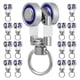 thumbnail image 3 of 15 rodillos para riel de cortina, deslizadores, poleas, etc., 3 of 5