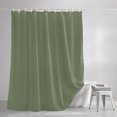 thumbnail image 4 of Shower Curtains for Bathroom-72"x72",Pure Color Green Waterproof Bath Curtain Grommet Shower Curtain Set with Hooks, 4 of 9