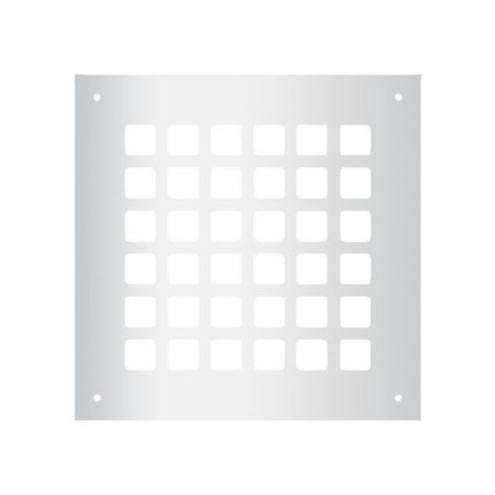 

Reggio Registers G808-Snh Grid Series 6 X 6 Floor Grille - Silver