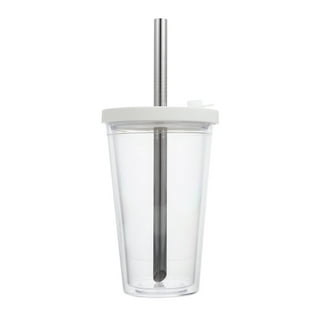 Reusable Boba Bubble Tea & Smoothie Cups - 2 Glass Wide Mouth 16oz Bal –  Capsule Classic