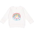 thumbnail image 2 of Inktastic 4th Birthday Unicorn Rainbow Cute Girls Toddler Sweatshirt, 2 of 4