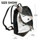 thumbnail image 2 of Balery Black And White Boston Terrier Mochila de Cuero para Mujeres, Gran Capacidad, Bolsa de Viaje Multifuncional, Mochila de Cuero y Bolsa de Hombro para Mujeres, 2 of 4