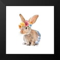 thumbnail image 2 of Loreth, Lanie 12x12 Black Modern Framed Museum Art Print Titled - Trendy Meadow Buddy II (skirt), 2 of 5