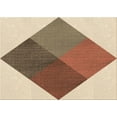thumbnail image 1 of Ahgly Company Indoor Rectangle Patterned Sienna Brown Area Rugs, 7' x 9', 1 of 1