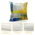 thumbnail image 4 of Nawypu  Blue and Yellow Abstract Art Pillow Cover, Modern Gray Home Decorative Throw Pillows Covers Cushion Cover for Bedroom Sofa Living Room, 4 of 5