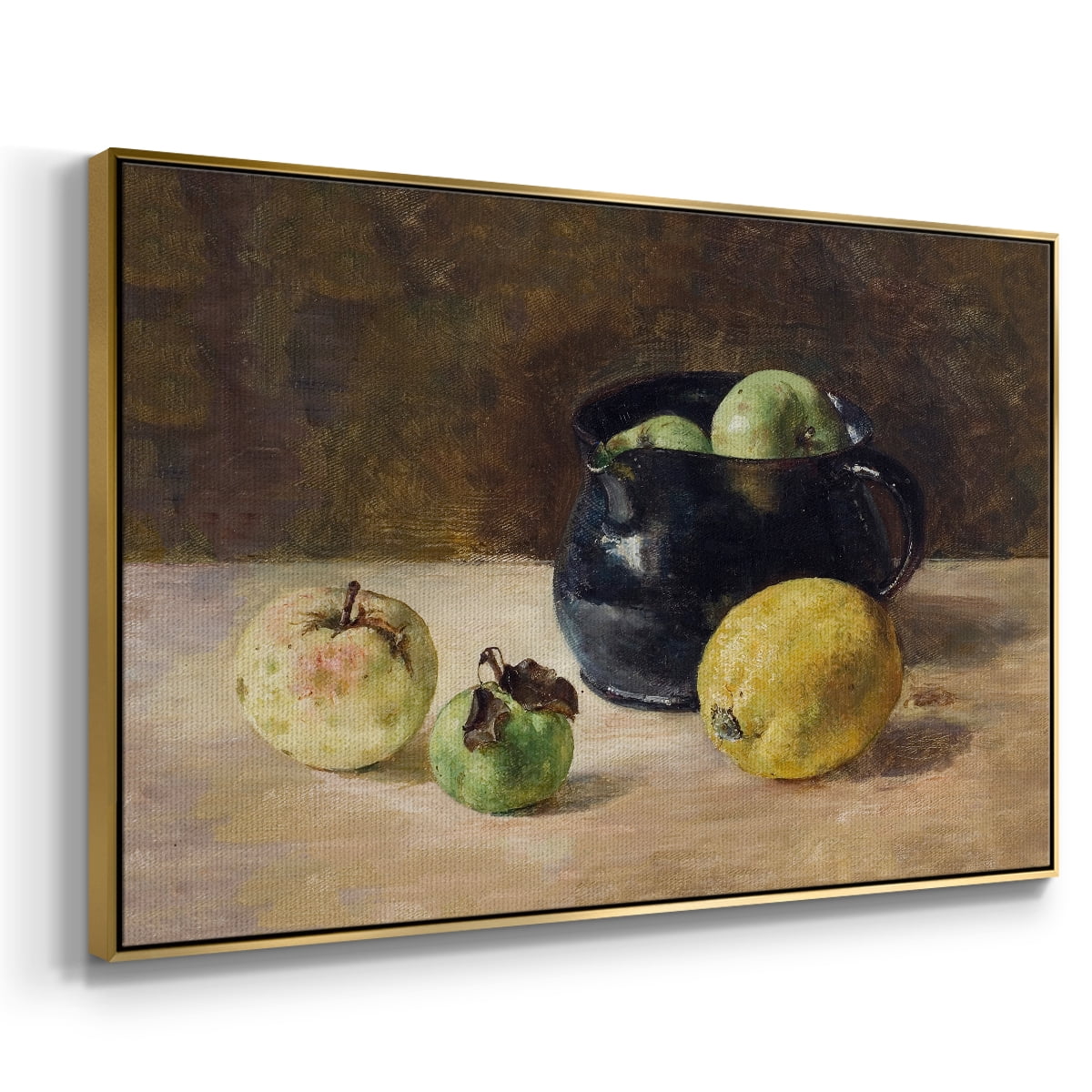 Vintage Botanical Print-LXVI By Wexford Home Framed in Gold Wood Gallery Wrapped Canvas 27 in. x 41 in.