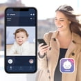thumbnail image 3 of JOYIN Upgraded- VM901 WiFi Baby Monitor, 5-inch 720p Display, 1080p Camera, True-Color DayVision, HD NightVision, lly Remote Pan Tilt Zoom, 2-Way Talk, Free Remote Access, Works with iOS, Android, 3 of 5
