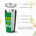thumbnail image 3 of Funny Elf Christmas Tumbler, 20 oz Stainless Steel Insulated Tumbler, Christmas Coffee Mug with Lid and Straw, Xmas Cups Keep Drinks Cold & Hot, Buddy The Elf Merch White Elephant Gifts for Men Women, 3 of 6