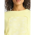 thumbnail image 4 of SpongeBob SquarePants Women’s Textured Graphic Crew Sweatshirt, Sizes XXS-XXL, 4 of 5