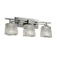 thumbnail image 3 of Justice Design Group Gla-8703-30-Lace Veneto Luce 6.5" Oval Bathroom Vanity Light - Nickel, 3 of 3