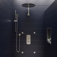 thumbnail image 3 of ALFI brand AB7938-BN Brushed Nickel Sliding Rail Hand Held Shower Head Set with Hose, 3 of 10