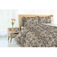 thumbnail image 3 of Ambesonne Boho Down Alternative Quilt Comforter, Ethnic Style Branches Folk Art, Full, Ecru Dark Brown Sepia, 3 of 5