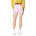 thumbnail image 4 of Signature by Levi Strauss & Co. Juniors' High Rise Cut-Off Shortie Shorts, 4 of 4
