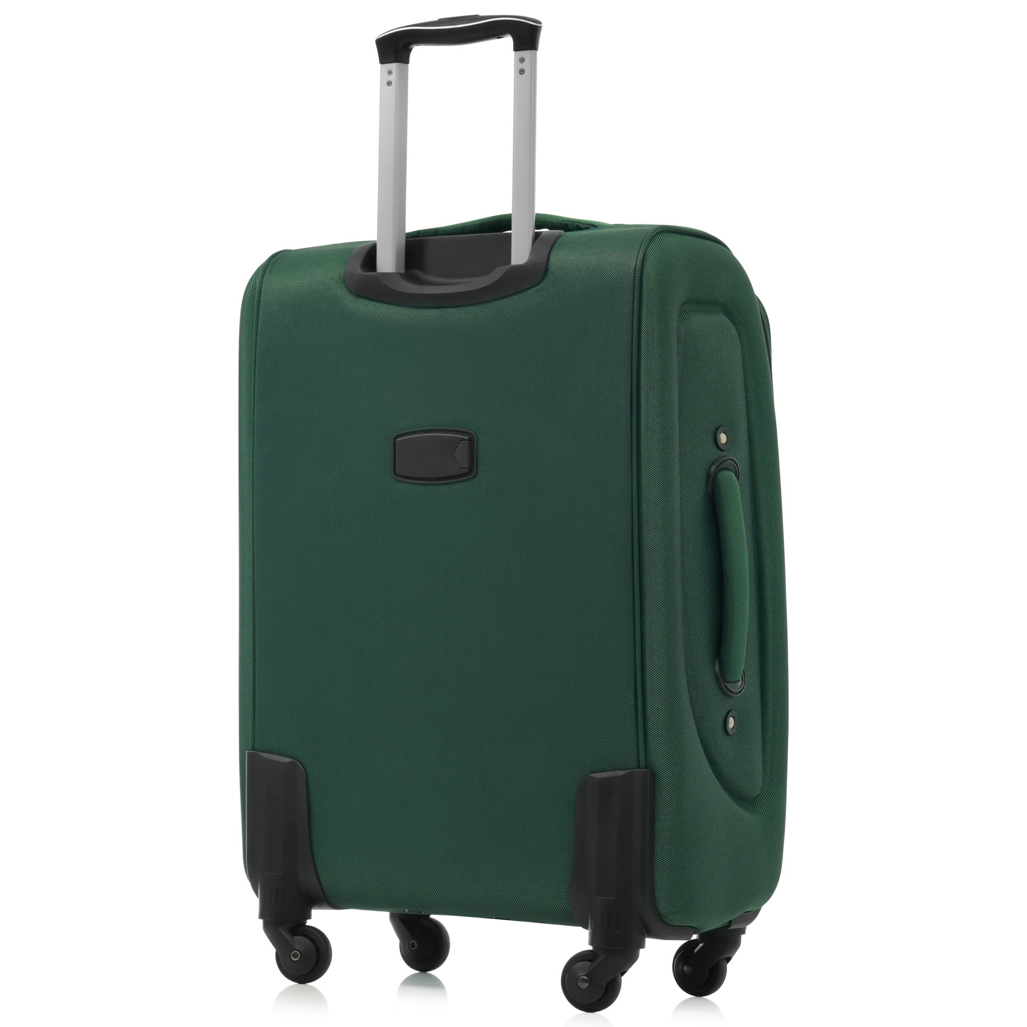 Euroco 4 Piece Softside Luggage Set, Expandable Suitcase Set with TSA Lock and Spinner Wheels, Lightweight Durable Suitcase for Men Women Travel(18"/22"/26"/30") ,Dark Green