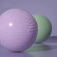 thumbnail image 2 of Yoga Ball Thick & Burst Fitness Ball Slip Resistant Pilates Exercise Ball Stability Ball for Balance Exercise Workout Core Training Quick Pump Included Balance Ball Desk Chair in Gym Office, 2 of 7