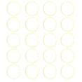 thumbnail image 1 of Plastic Rings, 20 Pieces Book Rings Textured Elegant Widely Used Transparent Color  For Document For Cards For Notebook Pink,Yellow,Green,Blue, 1 of 8