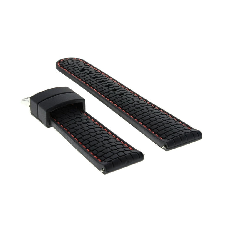 22MM RUBBER DIVER BAND STRAP FOR SEIKO SRP777 SRP775 SRP773 SRP77