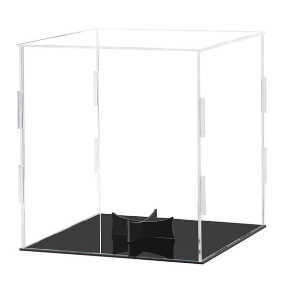 Basketball Display Case Clear Acrylics Glass Cube Assemble Countertop Box Soccer Display Stand Box