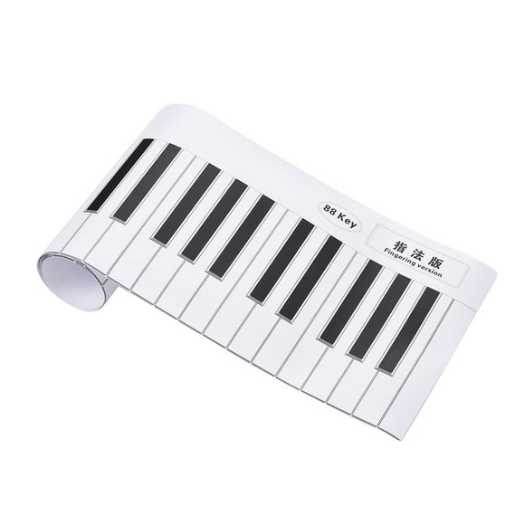 Doigté Version 88 Touches Piano Clavier Doigté Pratique Tableau Fiche Piano Guide d'enseignement Outil d'aide pour Bebinners Étudiants Enfants