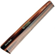 6" Handmade Fine and Wide Tooth Tapered Dressing Comb