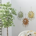 thumbnail image 2 of DecMode 22" Multi Colored Metal Sun and Moon Windchime with Bells and Chain Ring Hanger (3 Count), 2 of 9