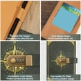 YUSS Leather Journal Notebook with Password Lock – Vintage Leather ...