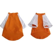 Iconic Pet Pretty Pet Orange And White Top, X Small