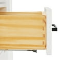 thumbnail image 6 of Ariel Hepburn 42 In. Left Offset Rectangle Sink Bathroom Vanity With Carrara White Quartz Countertop 1.5 Edge In White, 6 of 9