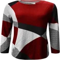 thumbnail image 4 of Chemises à Manches Longues pour les Femmes Mode Mignon Sortir Tops Tunique Décontracté Grande Taille Confortable Sweat-Shirt Col Rond Vêtements Esthétiques, 4 of 5