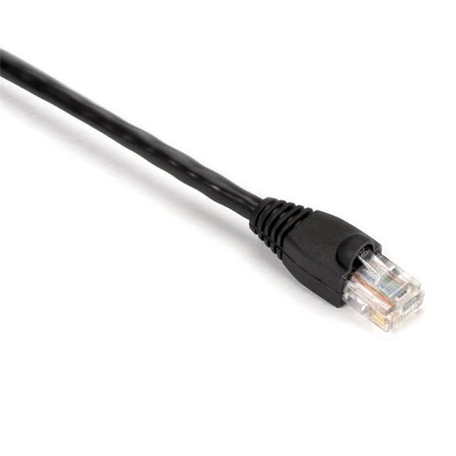 GigaBase 350 CAT5e Patch Cable - Snagless Boots, Black - 30 ft.