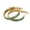 Green 1, variant on Green Opal Hoop Earrings for Women Gold Plated Inlay Hoops Lightweight Boho Earrings Jewelry Gift