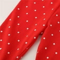 thumbnail image 4 of HILEELANG Little Girls Leggings 3-Pack Set Cotton Casual Solid Red Yellow Dots Tights Pants 6Years, 4 of 4