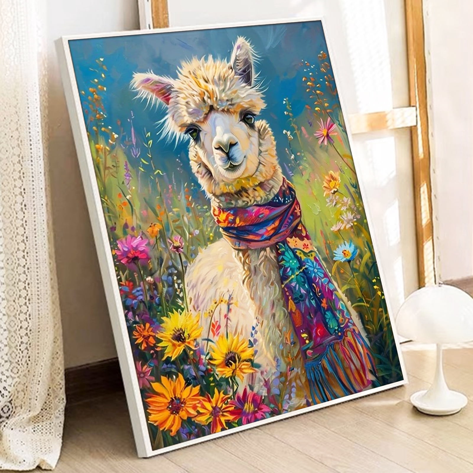 JYLMOOD Paint by Numbers for Adults Kits, DIY Easy Painting by Numbers for Gift Home Wall Decoration 16x20in without Frame